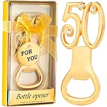 Etichetta di compleanno stampabile per i 50 anni, etichetta per bottiglia di vino, birra, champagne, 4 misure, glitter oro - Italia