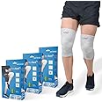 AccuSure Boombo Yarn Bamboo Knee Brace Compression Sleeve-Best Support For Arthritis,Acl,Gym,Running,Basketball,Meniscus Tear,Sports,Joint Pain Relief,Injury Recovery For Men,Women Pack Of 3 Pair