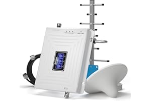 CONFIXPAND Amplificateur 4g 3g Bande 8/3/1 Amplificateur 3g 4g GSM Tous Opérateurs Free Orange SFR Bouygues - pour la Maison/la Semi-Base/la Campagne/la Caravane, 65dB Gain