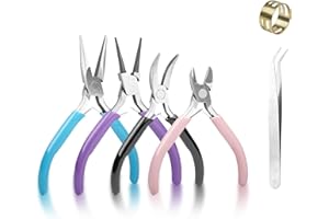 Fousenuk Pinze per gioielli Set 4 pezzi