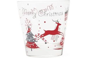 Excelsa Christmas Lot de 6 verres à eau, verre