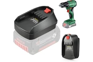 NUZEKY Akku Adapter für Bosch System PBA Akku, Tragbarer Power Mount Konverter Akkuadapter Kompatibel mit Alle Bosch 18V Akkupack