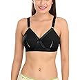 SONA Women's Perfecto Full Coverage Non-Padded Plus Size Cross Belt Cotton Bra