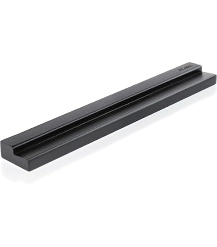 NIUBEST Wandhouder voor vinylplaten, verpakking van 6 stuks, vinylplatenplanken, houder voor de presentatie van grammofoonplaten, cd's, boeken en kunstwerken, vintage opslag voor thuis (walnoot