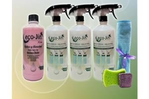 KIT DE INICIO ECO-JIN DETERGENTE EXTRA CONCENTRADO - PRODUCTO REVOLUCIONARIO DEL QUE TODO EL MUNDO HABLA ECOJIN (HOME FLORAL/TALCO)