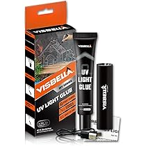 Colla UV Visbella Con Lampada - Kit Per Riparazioni Su Vetro, Metallo, Legno E Plastica, 4+8g - Foto 9