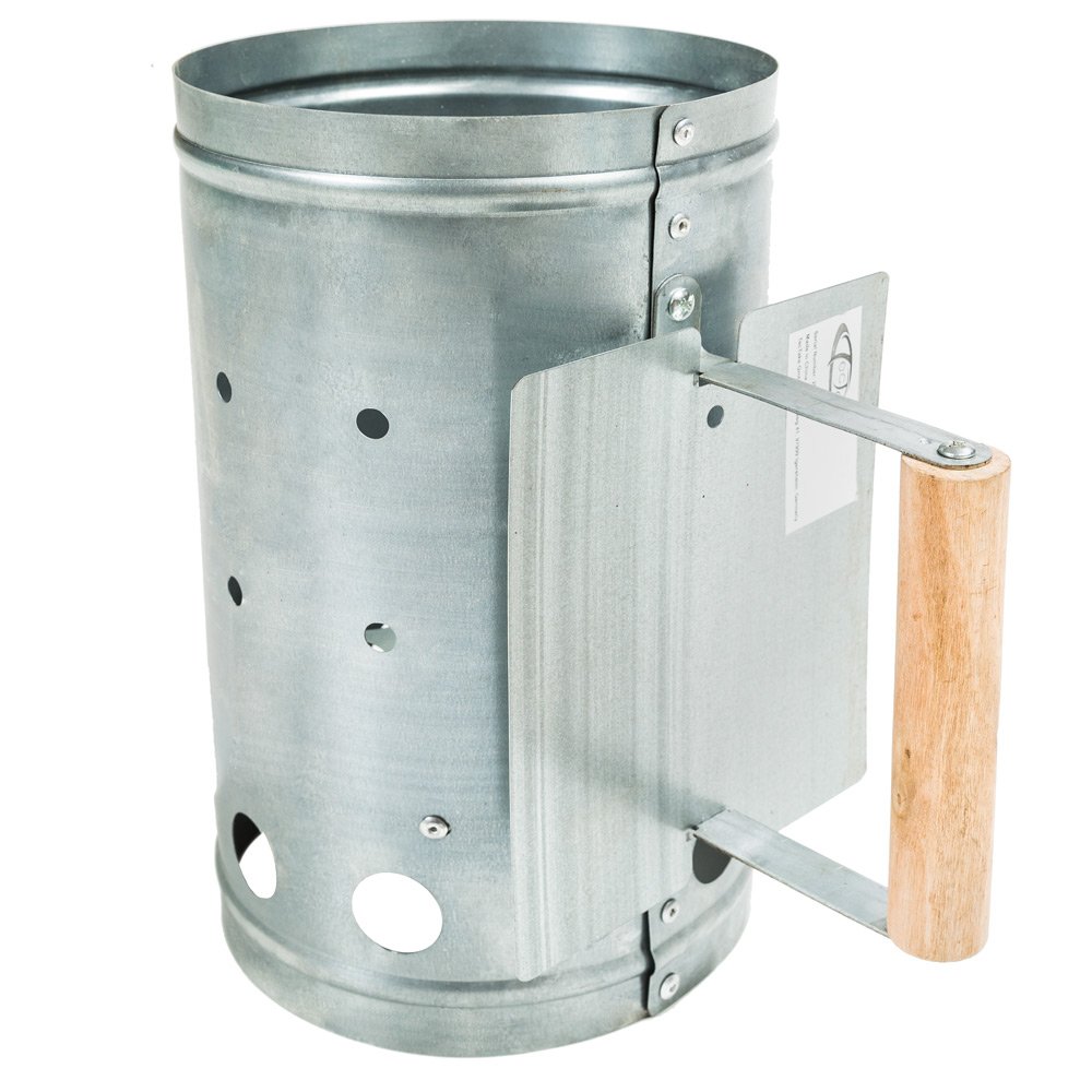 Ora-Tec Anzündkamin Schwarz - Sicherer Kohleanzünder Für Grill & Feuerstelle