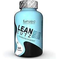 Naturyz LEAN CUTZ Thermogenic Fat Burner with Acetyl L Carnitine, Green tea Extract, Garcinia Cambogia, Green Coffee…