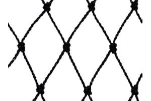 MAILLESTORE Filet de volière - Maille de 60mm Noir 10m x 10m