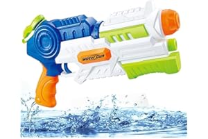 BERHICHAD Super Wasserpistole Soaker Squirt Wasser Blaster Outdoor Beach Garden Wasserspaß Aktivität & Erwachsene Blaster (Blau)