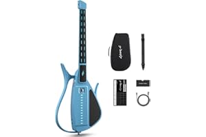 Enya CYBER-G Saitenlose Smart-Gitarre, tragbare Reisegitarre, Hunderte von Instrumentensounds, eingebauter Lautsprecher und Drum Machine, schnelles Lernen