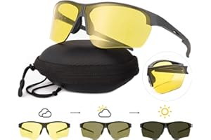 OKH Foldable Cycling Glasses Portable Windproof TR90 Sports Goggles Bike Eyewear Sunglasses Mens Womens For Outdoor Bicycle Motorbike Driving Fishing Hiking