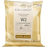 Callebaut N° W2 (28%) - Cioccolato Bianco Belga - Finest Belgian White Chocolate (Callets) 400g