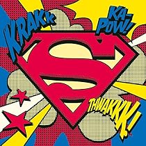 DC Comics Superman "Pop Art Shield" Canvas Prints, Multi-Colour ...