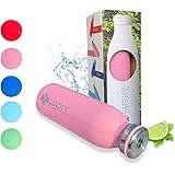 LUCKY CREATE YOURS Borraccia Termica 500 ml (425 ml di capacità) 13,5oz, MILK, Bottiglia Termica PORTAFORTUNA in Acciaio Inox