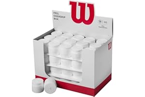 Wilson Pro Perforados Overgrip Agarres de Tenis, Unisex, Blanco