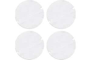 MAXQUU 4 Pieces of Fireproof Fiber Gaskets, Furnace Tube Seals, High Temperature Fireproof, Ceramic Fiber Gaskets, Flame Retardant Gaskets, Flat Gaskets, Suitable for Furnace Tube Gaskets