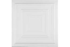 2 mq di Piastrelle per soffitto in XPS - Piastrelle decorative leggere e dimensionalmente stabili - 50x50cm Hexim NR.31