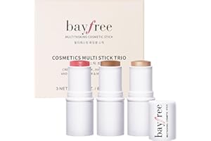 bayfree 3 PCS Makeup Cream Contour Stick Set, Illuminante Viso & Blush & Bronzer Stick, Effetto Naturale Opaco o Lucido, Lunga Durata, Multiuso per Ogni Tipo di Pelle