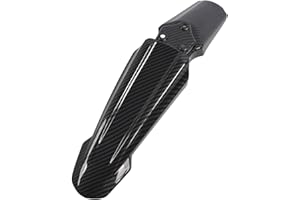 ARAMOX Motorcycle Front Splash Guard, Carbon Fiber Style Motorcycle Front Mud Guard for SurRon Light Bee X S, Better Protection
