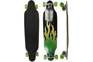 MAXOFIT IHR PARTNER FÜR SPORT UND FREIZEIT Maxofit Longboard dans différents Designs avec Planches en érable/Bambou de qualité supérieure pour débutants et confirmés