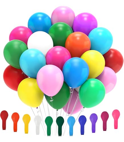 Palloncini Smiley Tifany – Set Da 6 Pezzi, Forma Faccina, Multicolore, Resistenti, Ideali Per Feste E Compleanni - 2