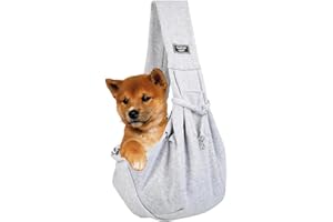 QXCFTW Dog Sling, Puppy Sling, Puppy Carrier, Double Sided Use, Soft and Comfortable, Double Protection, Can Carry Pets Weighing13 Pounds, for Small Dog and Cat, Outdoor Travel Shopping