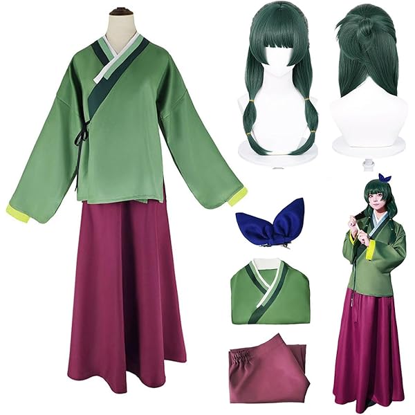 Costume Cosplay Complet Momoayase (Dandadan) - Jupe Rose Style Collège, Perruque, Accessoires - Pour Halloween Et Conventions