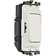 MK Grid Plus K4892W WHI 20A SP 2 Way Switch/Window | White