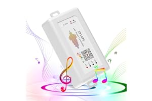 BTF-LIGHTING WS2812B WS2811 SP107E Muzyka Bluetooth Pełnokolorowy kontroler iOS/Andriod App Control Support WS2813 SK9822 SK6812RGB SK6812RGBW Nadaje się do taśmy LED lub panelu matrycowego LED