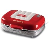 Ariete Party Time Sandwich Makinesi Kırmızı 1972/00-3 In One Red Sandvi&ccedil; Yapma Makinesi, 700 Watt, 3 Set &Ccedil;ıkarılabilir Plaka,