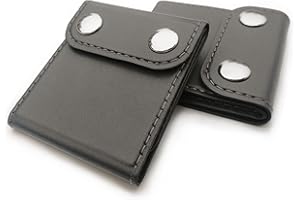 SYMPHONYW Sicherheitsgurt-Einsteller, 2 Stück, universell, PU-Leder, Sicherheitsgurt-Einsteller, Schulter-Nackengurt-Positionierer, Komfort-Positionierer, Verriegelungsclips (schwarz B)