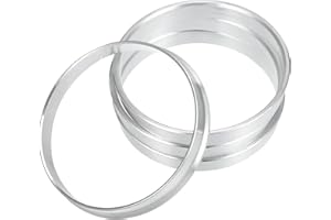 A ABSOPRO 4pcs OD 74.1mm to ID 71.1mm Aluminium Alliage Voiture Auto Moyeu Centré Anneau
