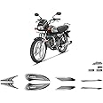 AUTODECALS Splendor+ i3 Stickers & Decals kit - Full Body Graphics | Vinyl Wrap |Complete Bike Sticker|Black Bike (Grey)