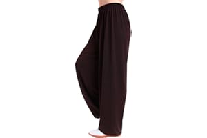 MESHIKAIER Grande Taille Super Doux Sarouel Pantalon Femme en Modal Pantalon Yoga Pantalon Harem Pantalon Bouffant pour Sport Jogging DanseÉlastique et Extensible