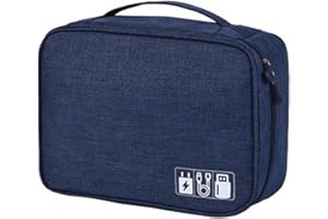 GENERIC Elektronika r torba podróżna na akcesoria kablowe torba do przechowywania torba oddzielna przestrzeń wodoodporna na kabel kabel ładowarka dysk twardy słuchawki power bank