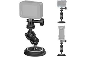 ‎SMALLRIG SMALLRIG Magnetic Suction Cup Mount 2-w-1 Magnetyczny Uchwyt na Przyssawkę dla Gopro, Uchwyt Samochodowy do Kamery Sportowej na Zewnątrz, z Głowicą Kulową Magic Arm - 4466