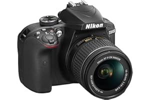 Nikon D3400 (versión europea sin acceso a Nikonistas ni promociones especiales) - Kit de cámara réflex digital de 24.2 MP con objetivo estabilizado 18-55 AFP DX VR, color negro