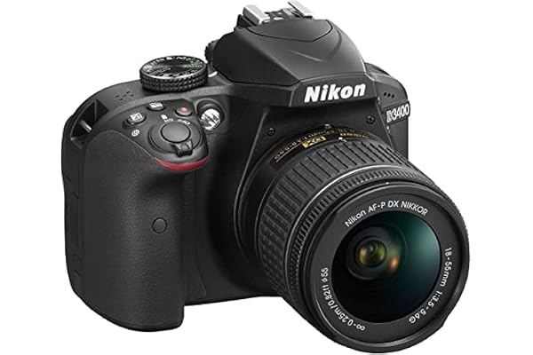 Nikon D3400 Appareil Photo Numérique Réflex 24.2 Mpix Kit Objectif AFP DX 1855 VR Noir