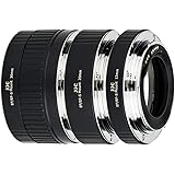 JJC Auto Focus AF TTL Macro Extension Tube Extender 12/20/36MM for Canon EF/EF-S Lens DSLR Cameras EOS 850D 800D 760D 750D 70