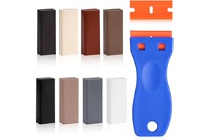 NAKUTITA Fliesen Reparatur Set, Fliesenreparaturset für Fliesen, Naturstein, Marmor Reparieren, Keramik Reparatur Hartwachs Reparaturset auch für Laminat, Holz, Parkett und Vinylboden, 8 Farben