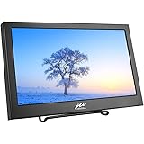 13.3 Zoll Tragbarer VGA Monitor, Kenowa Portable TFT Bildschirm Externer Monitor mit HDMI VGA für PC Computer/Laptop/Raspberr
