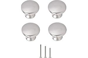 ShipeeKin 4X Satin Nickel Cabinet Knobs Door Knob for Kitchen Bathroom Modern Dresser Drawer Pull Knobs 30mm Furniture Hardware