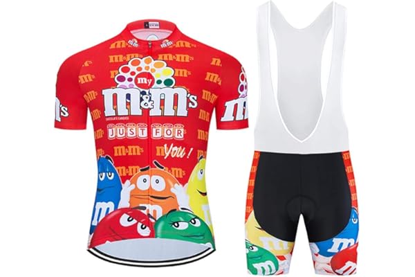 Maillot de cyclisme pour homme respirant à manches courtes avec short en gel 20D
