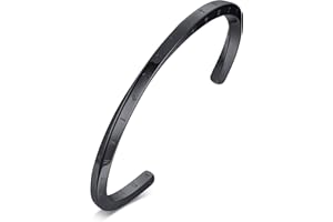 VNOX Wikinger Schmuck-Mobius Cuff Armreif für Herren Damen Edelstahl Viking Runes of Nordic Amulett Armband für Herren,Wikinger Fans Schmuck Geschenk