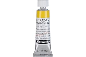 Schmincke – HORADAM® AQUARELL - feinste Künstler-Aquarellfarben, Kadmiumgelb mittel - 15 ml
