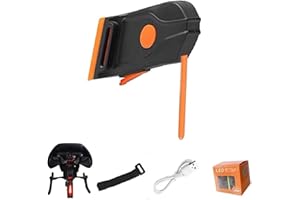 EXITV Photondrop - Feu arrière de vélo à LED, Feu de vélo Photondrop, Feu arrière de vélo à LED Rechargeable USB pour vélo arrière