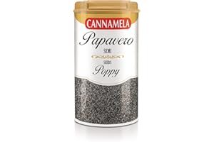 Cannamela, La Dispensa, Semi di Papavero, Confezione da 80 g, Croccanti e Gustosi, Ideali per la Preparazione di Biscotti e Torte, Piatti Orientali e per Riso e Verdure
