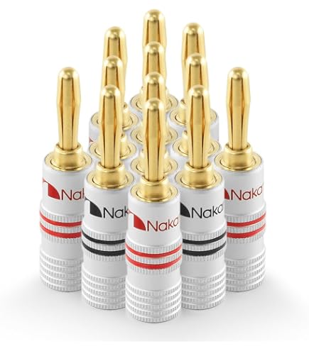 Spina di alimentazione Hi-end IEC C13 VDE femmina nero placcati oro 24k presa co