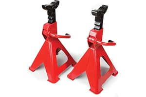 START Coppia di Cavalletti da Officina 2 Tonnellate per Manutenzione Auto – Supporti Robusti e Affidabili per Sollevamento Veicoli